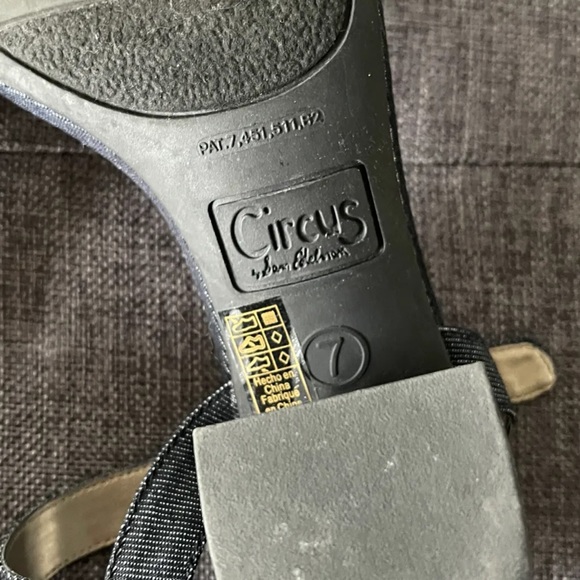 Circus by Sam Edelman denim blocked heel sandal US7 - Picture 6 of 6